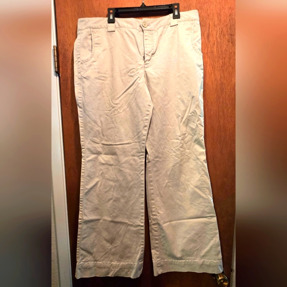 GAP Stretch Women's Tan Trousers Sz12 - Picture 1 of 9